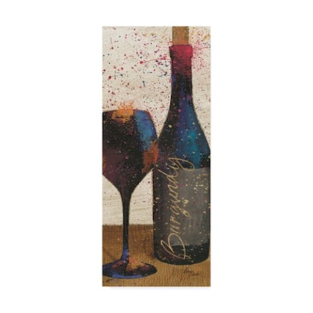 Wellington Studio 'Wine Splash Light V' Canvas Art,10x24